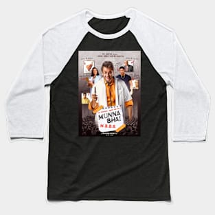 Munna bhai Artwork Baseball T-Shirt